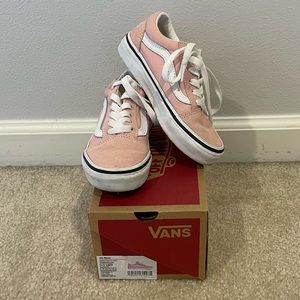 Vans Old Skool Pink Suede (Girls)